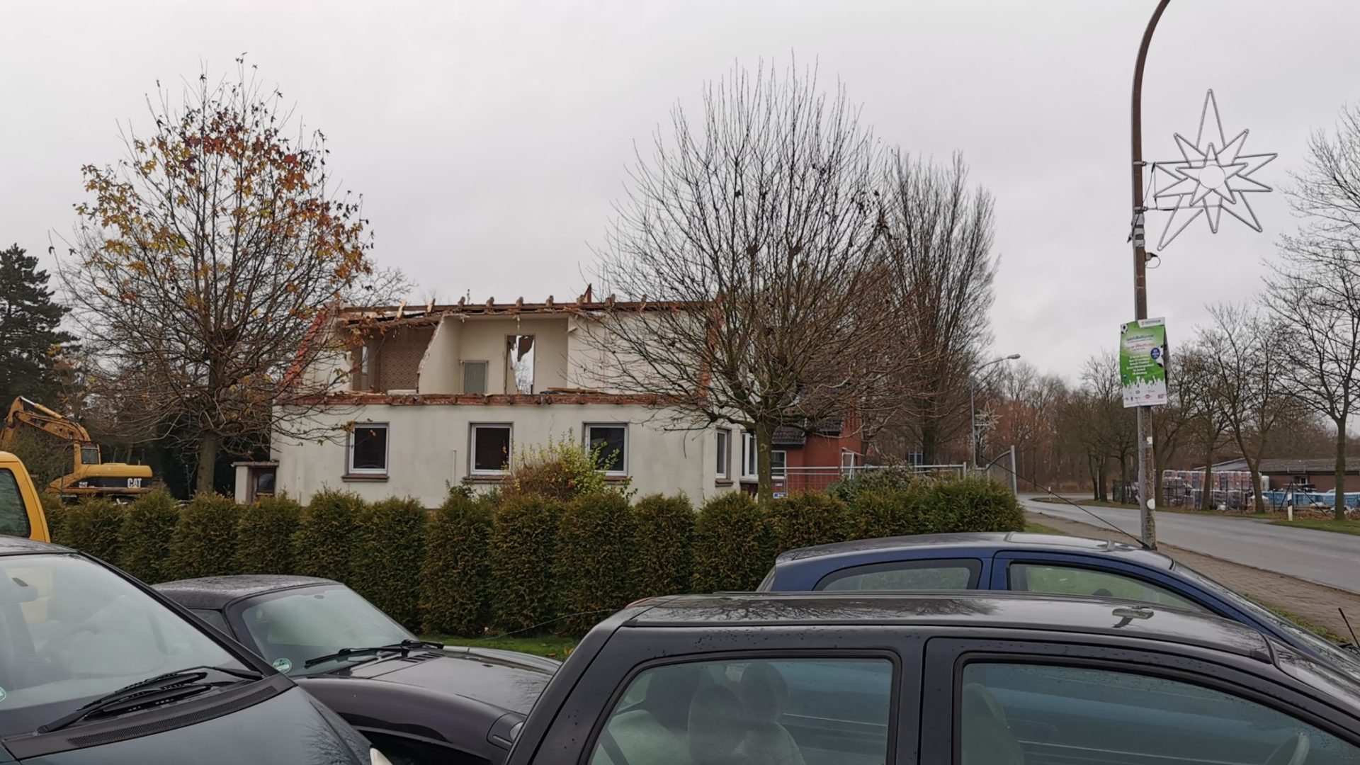 Rückbau Haus Hinrichs - Dezember 2021